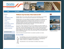 Tablet Screenshot of hanotex.nl